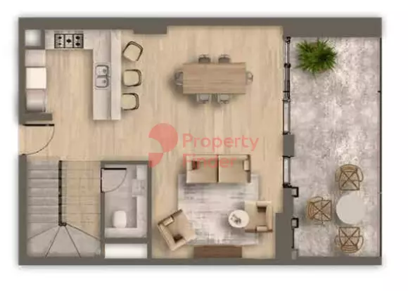 typeSize floor plan for Ahad Residences