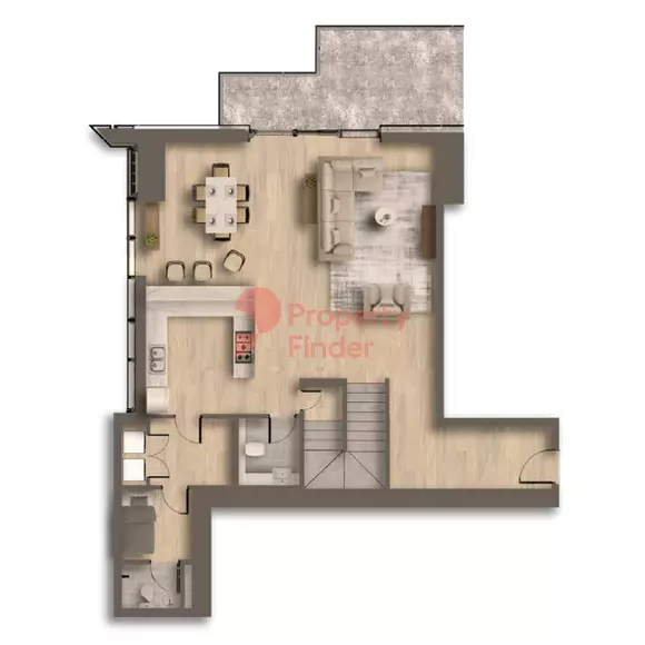 typeSize floor plan for Ahad Residences
