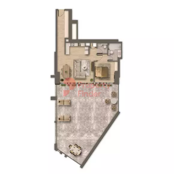 typeSize floor plan for Ahad Residences