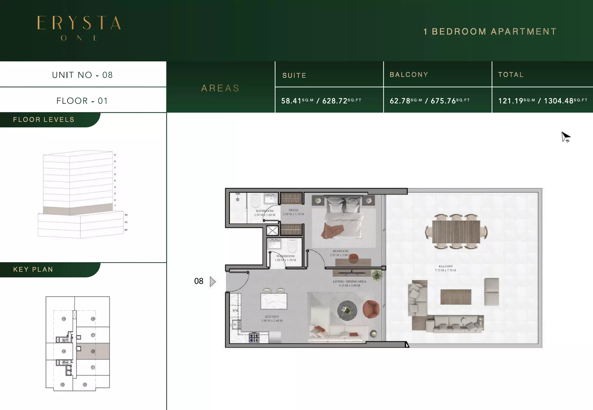 typeSize floor plan for Arista one