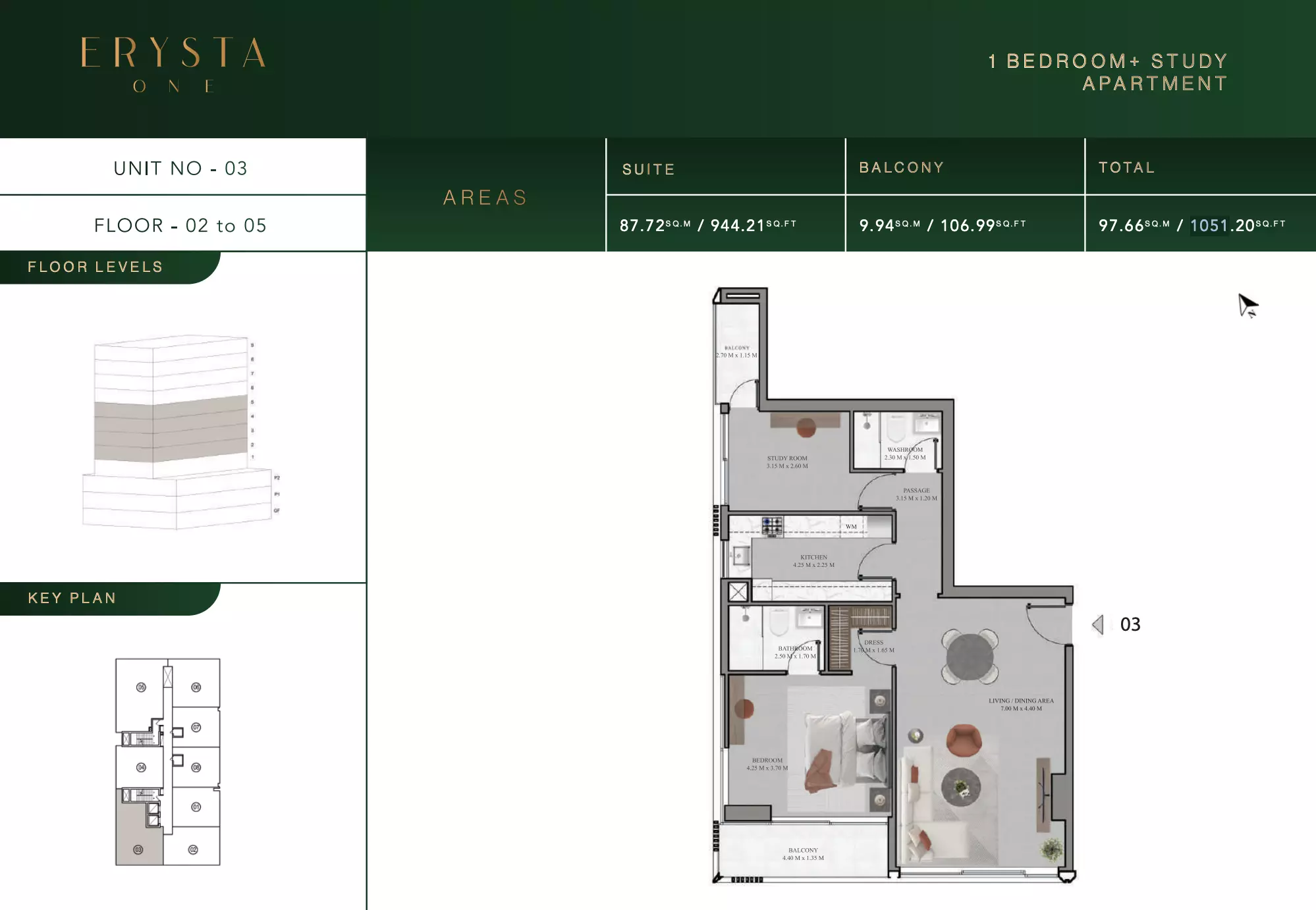 typeSize floor plan for Arista one