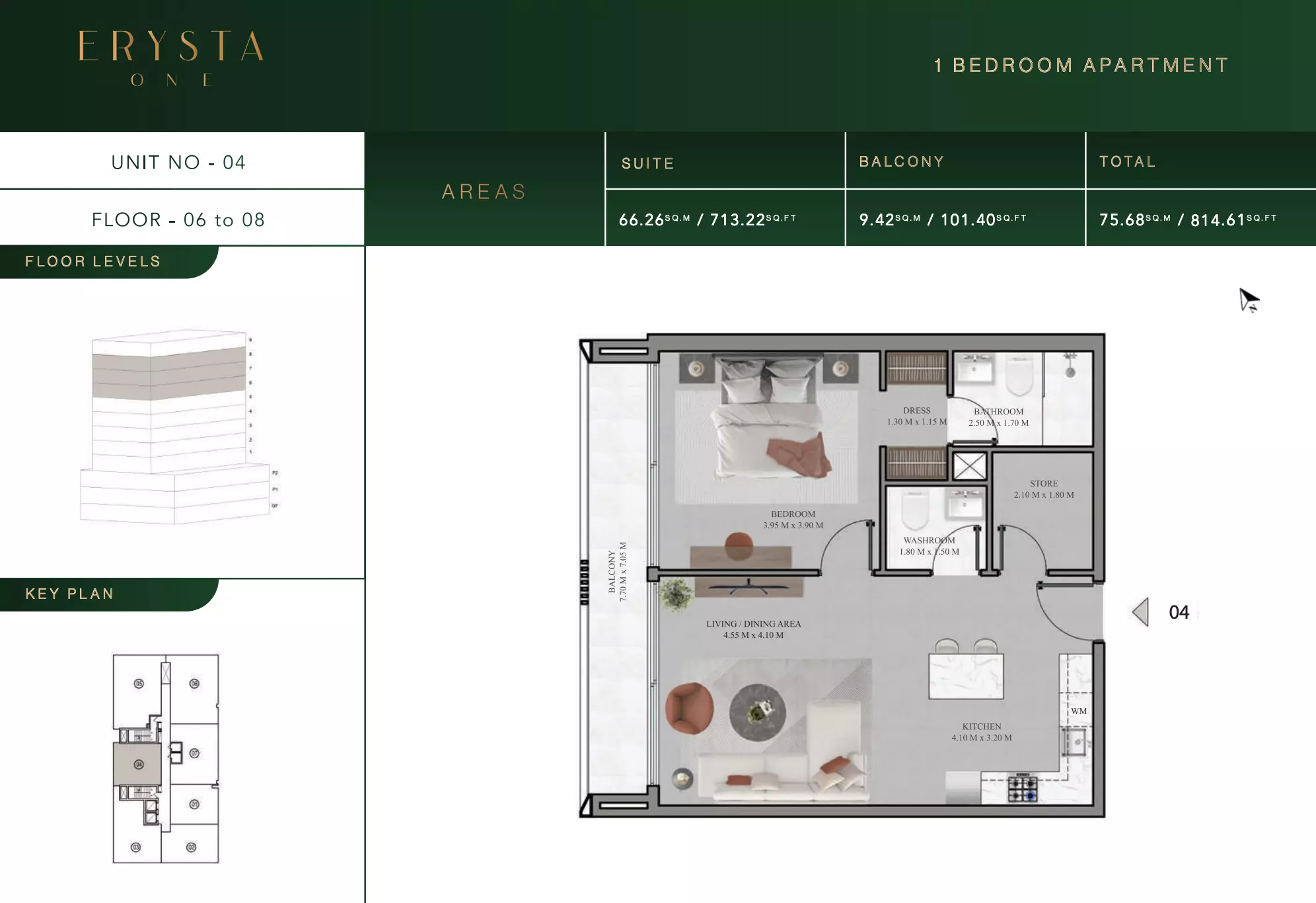 typeSize floor plan for Arista one