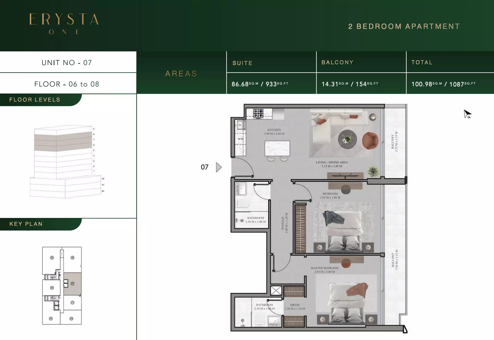 typeSize floor plan for Arista one