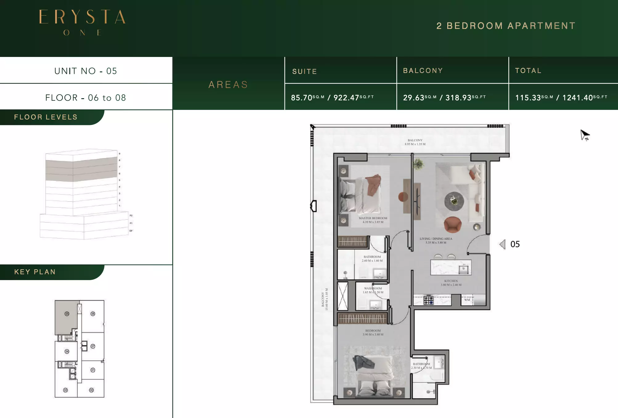 typeSize floor plan for Arista one