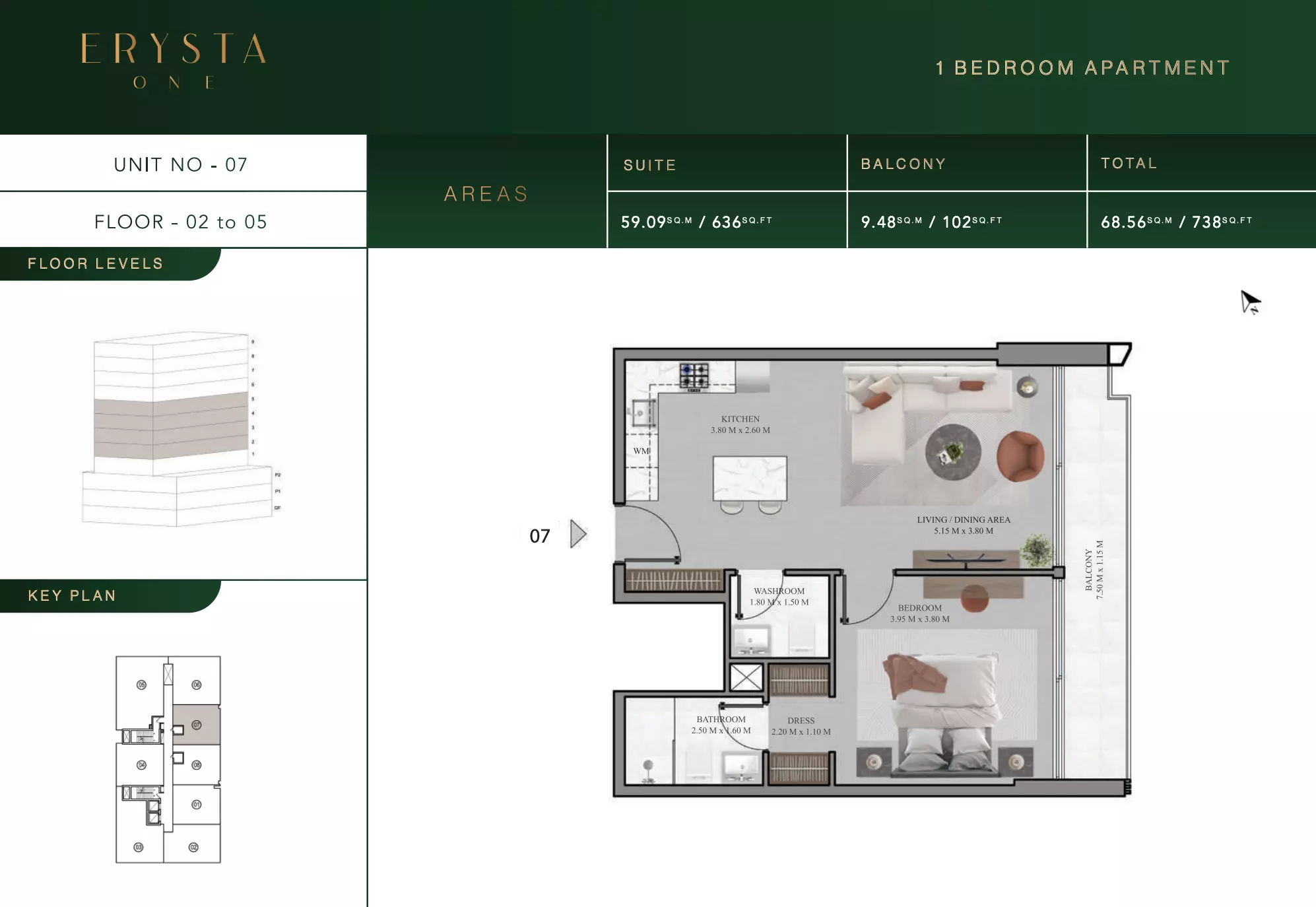 typeSize floor plan for Arista one