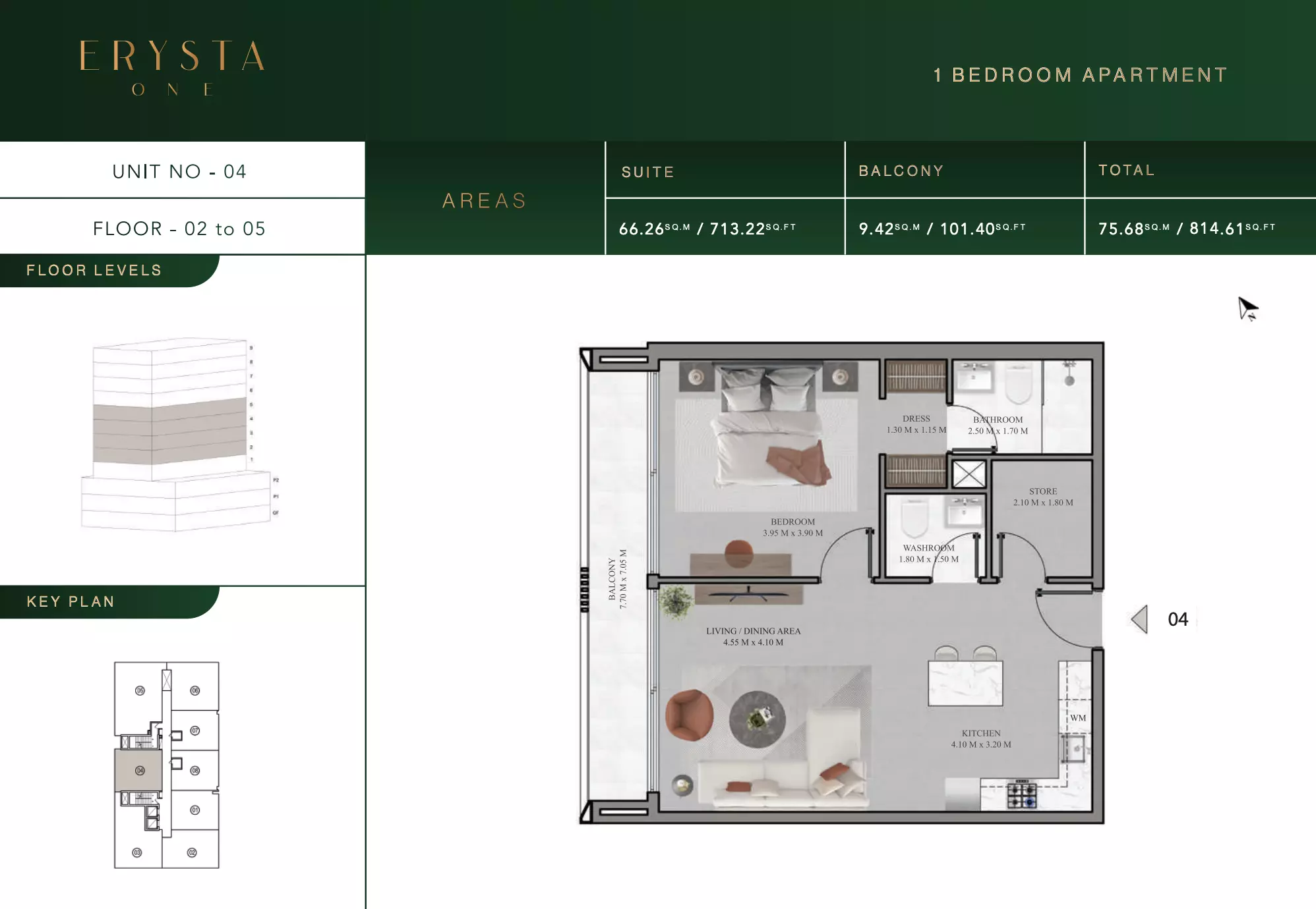 typeSize floor plan for Arista one