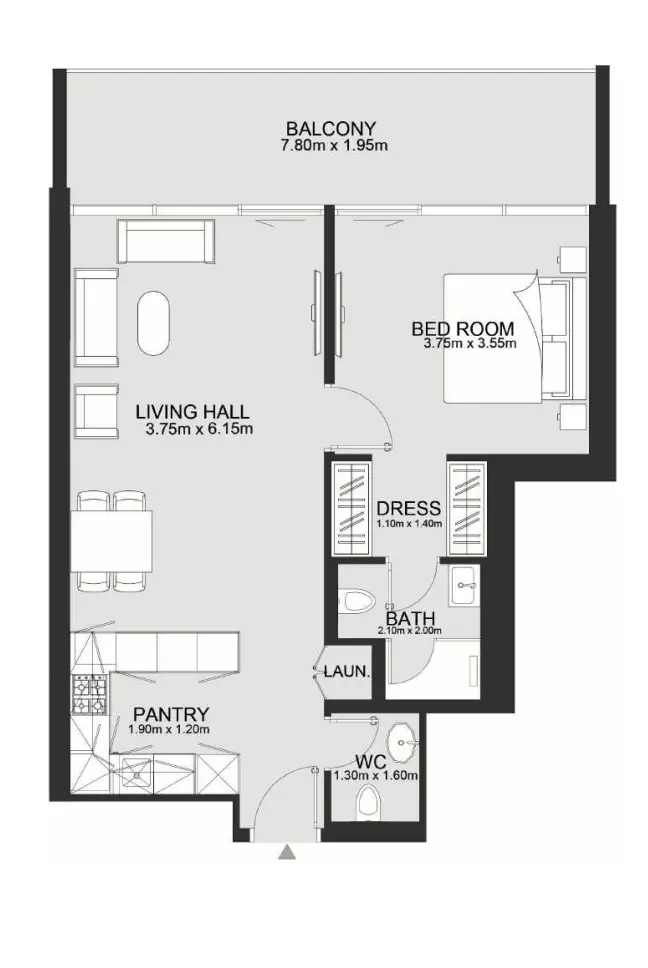 typeSize floor plan for Ashley Hills