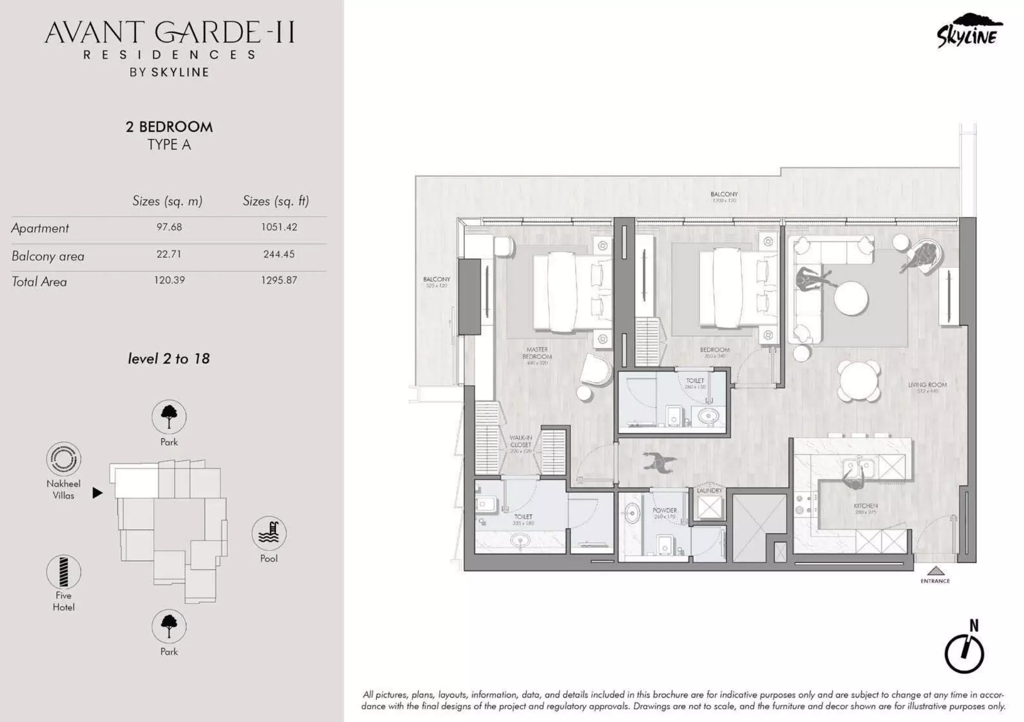 typeSize floor plan for Avant Garde Residences Phase 2 by Skyline Builders