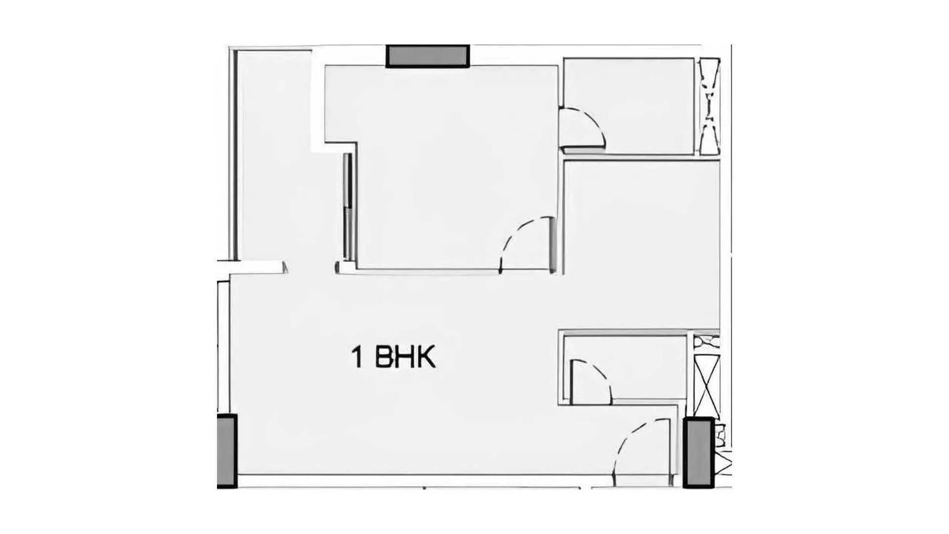 typeSize floor plan for Century Tower