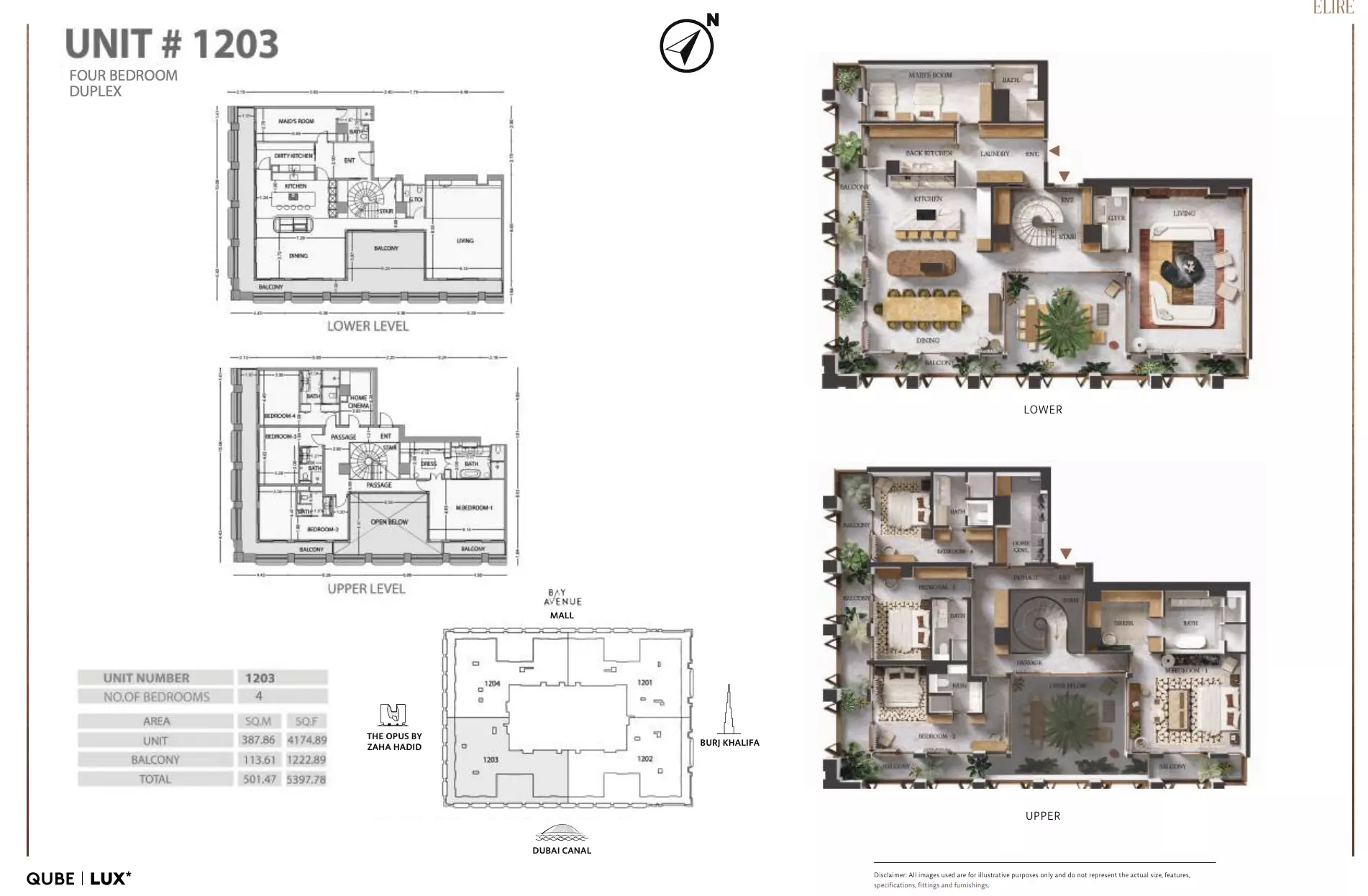 typeSize floor plan for Elire