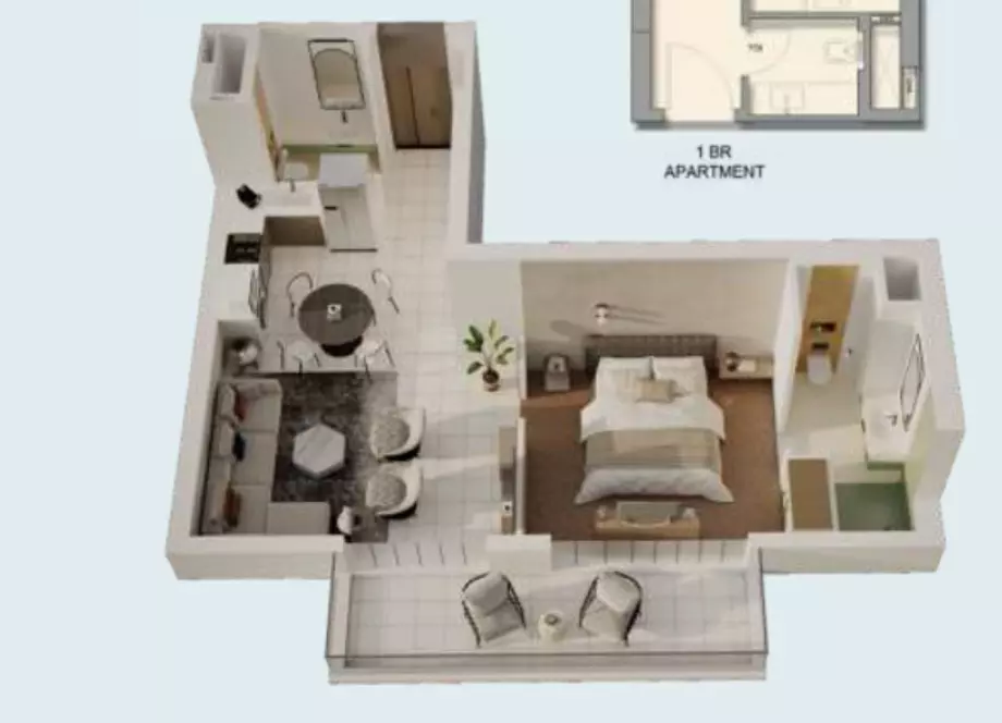 typeSize floor plan for Emerald Vision Tower