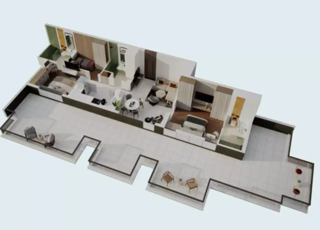 typeSize floor plan for Emerald Vision Tower
