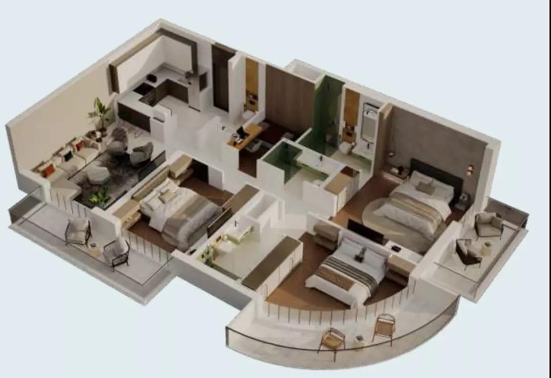 typeSize floor plan for Emerald Vision Tower
