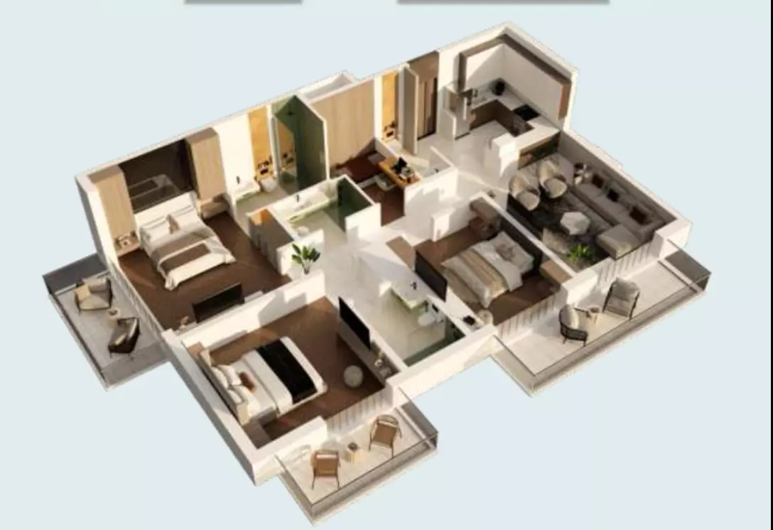 typeSize floor plan for Emerald Vision Tower