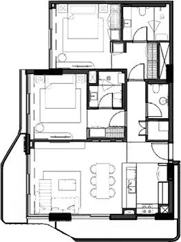 typeSize floor plan for Flora Isle
