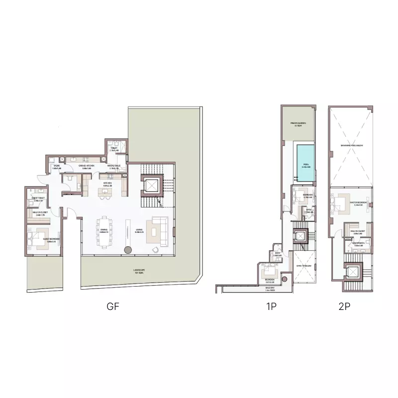 typeSize floor plan for Haven Bay By Metac