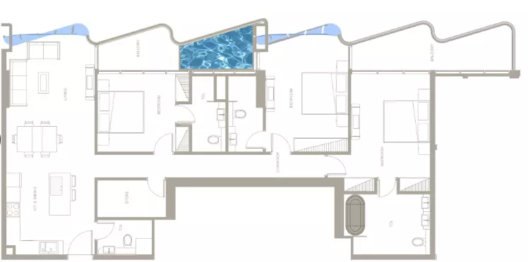 typeSize floor plan for Iluka
