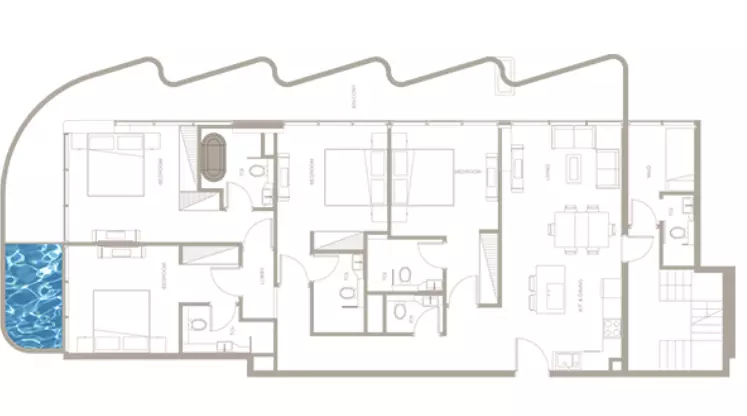 typeSize floor plan for Iluka