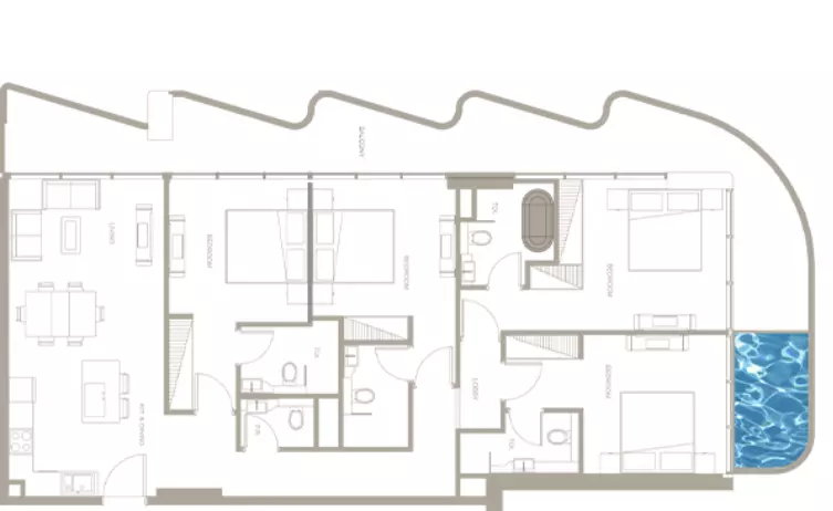 typeSize floor plan for Iluka