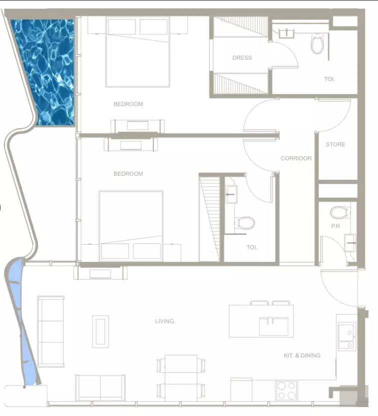 typeSize floor plan for Iluka