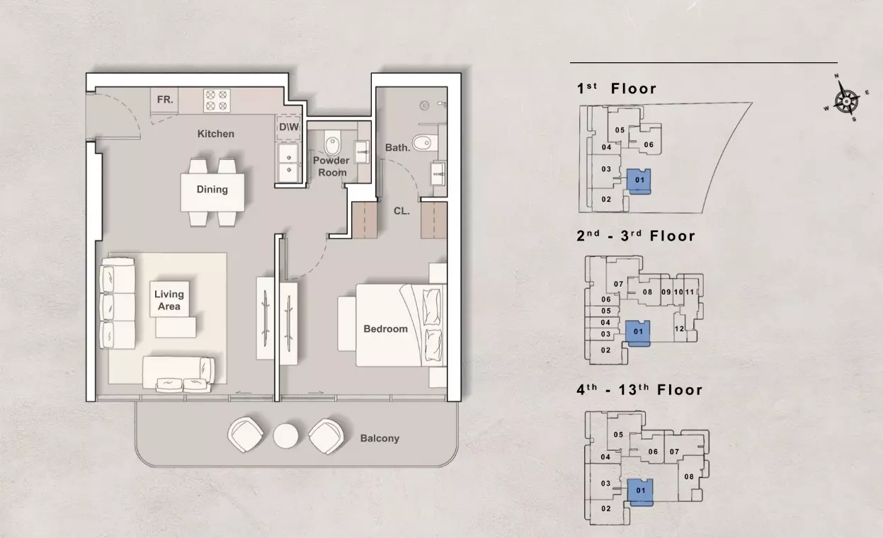 typeSize floor plan for Iraz Creek View By Iraz