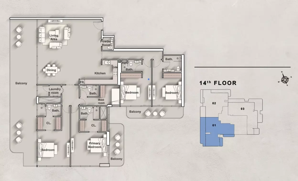 typeSize floor plan for Iraz Creek View By Iraz