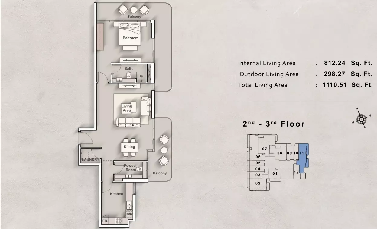typeSize floor plan for Iraz Creek View By Iraz