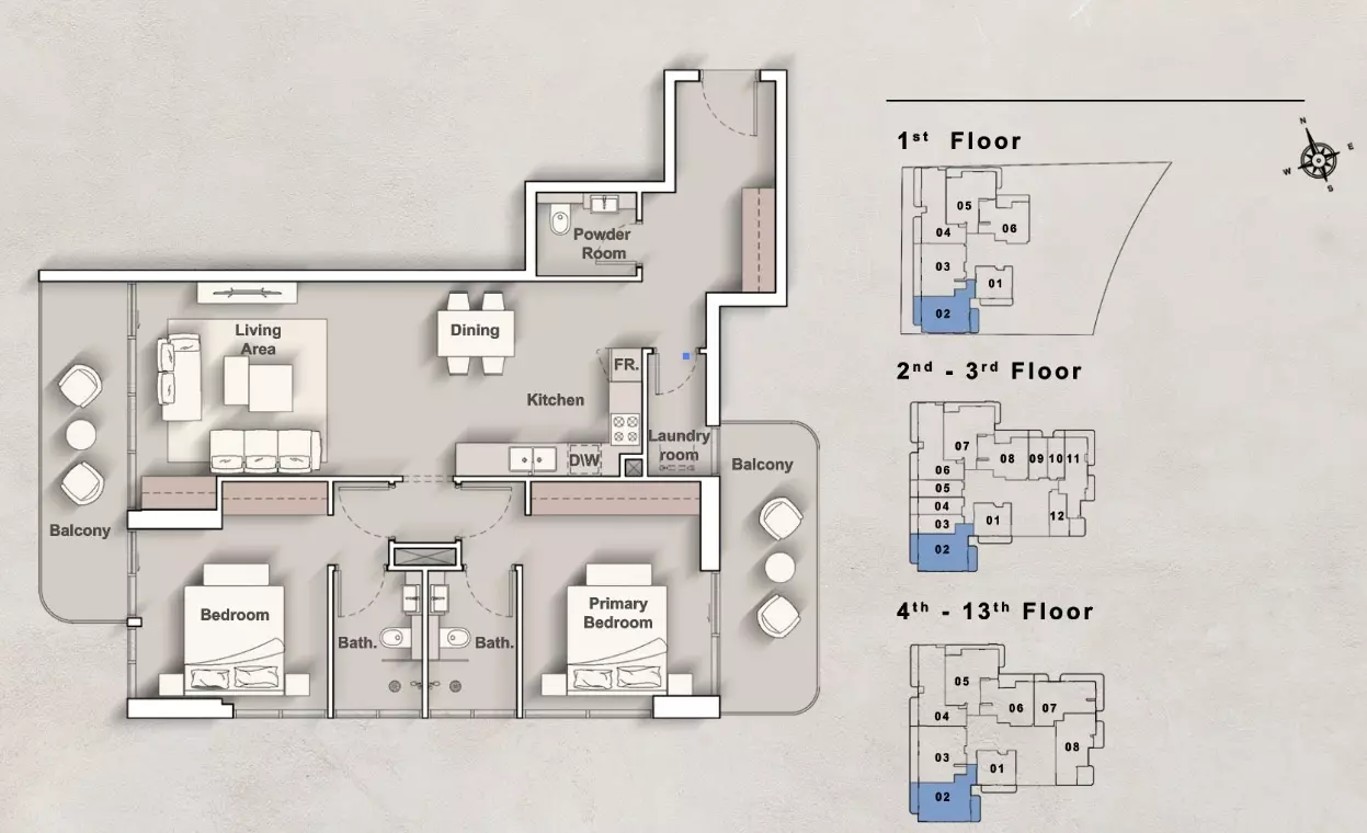 typeSize floor plan for Iraz Creek View By Iraz