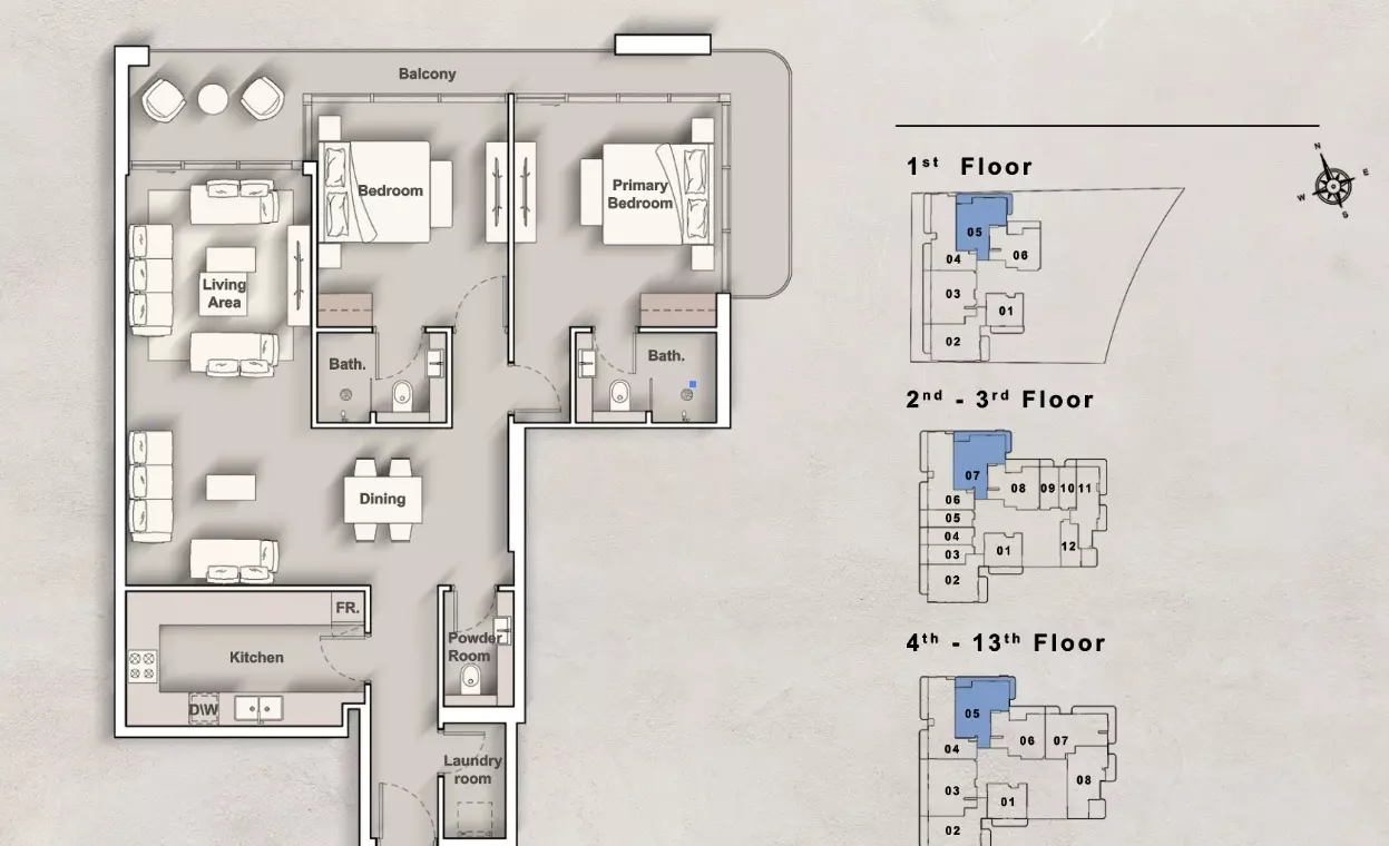 typeSize floor plan for Iraz Creek View By Iraz