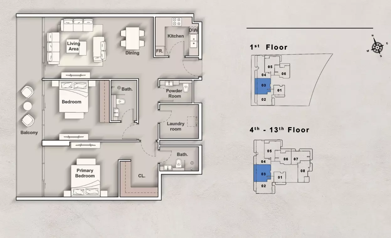 typeSize floor plan for Iraz Creek View By Iraz