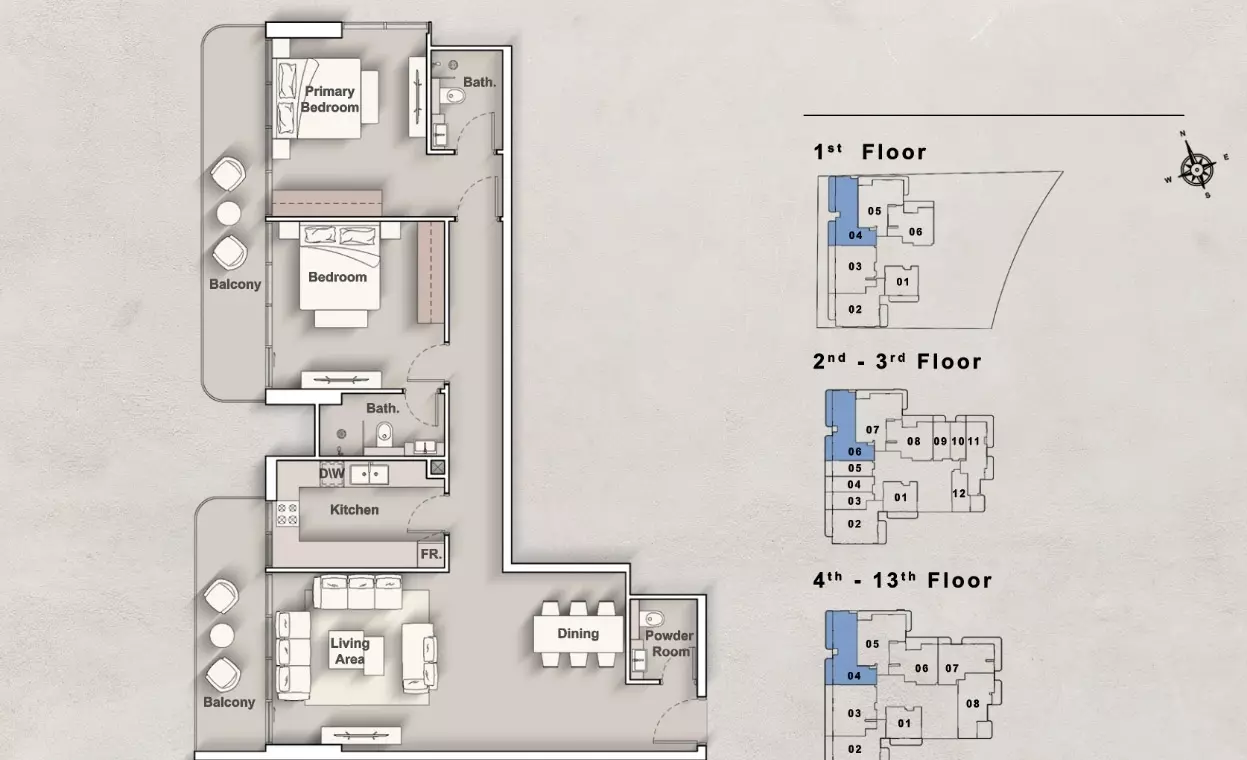 typeSize floor plan for Iraz Creek View By Iraz