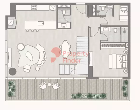 typeSize floor plan for Kempinski Residences