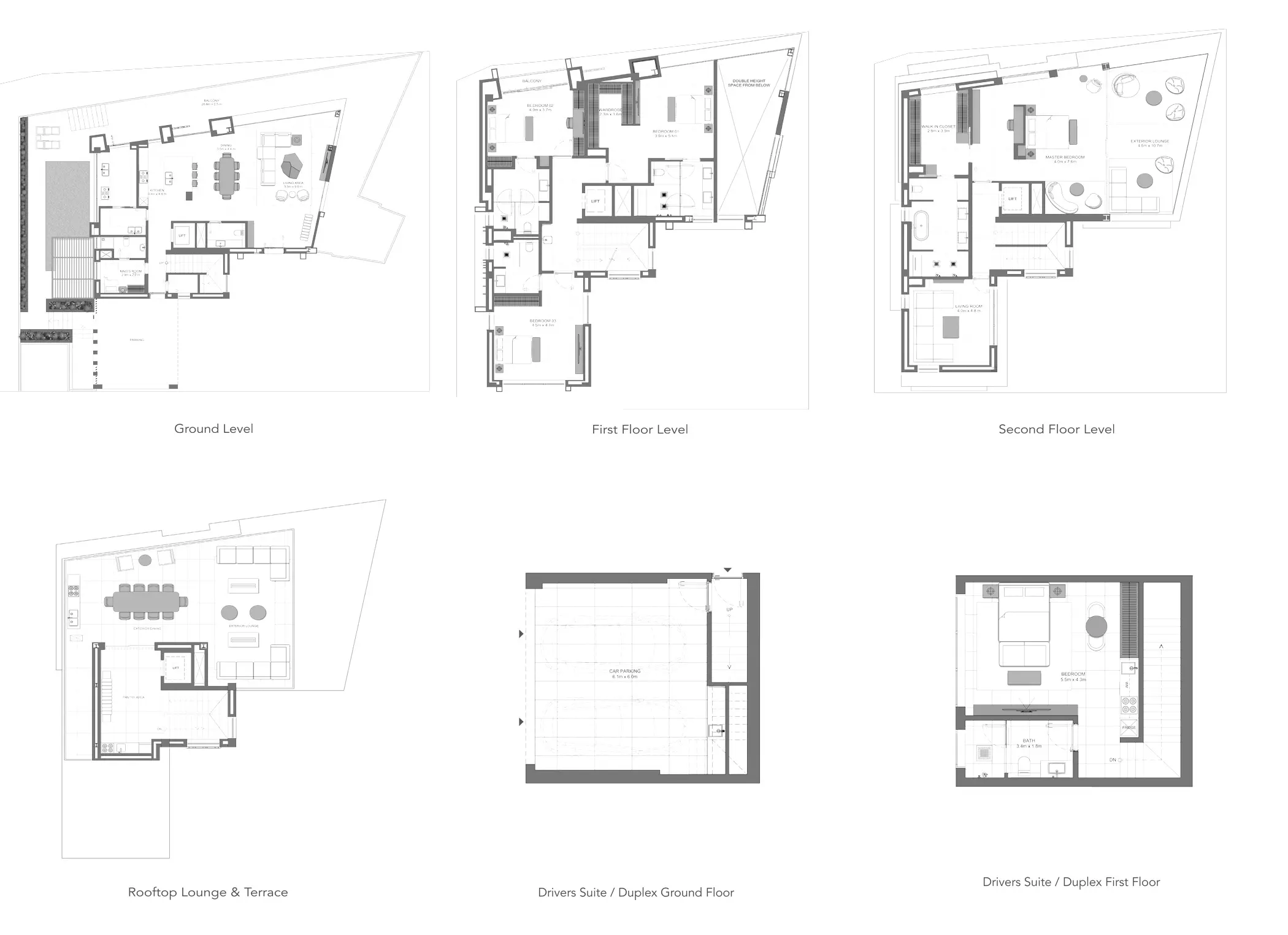 typeSize floor plan for LIV Waterside