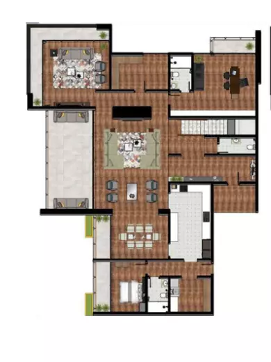 typeSize floor plan for Mariane Tower