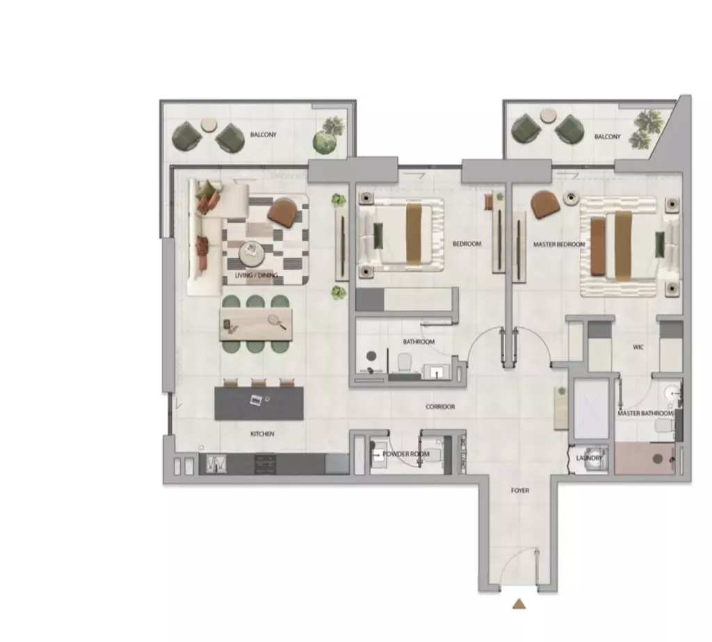 typeSize floor plan for Neon Tower