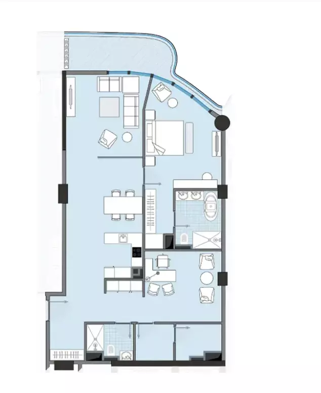 typeSize floor plan for Next Coral