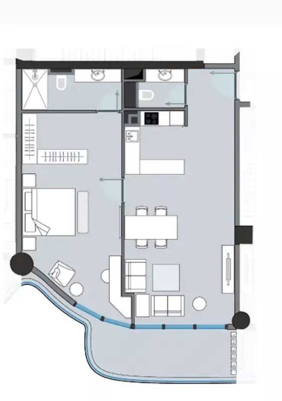 typeSize floor plan for Next Coral