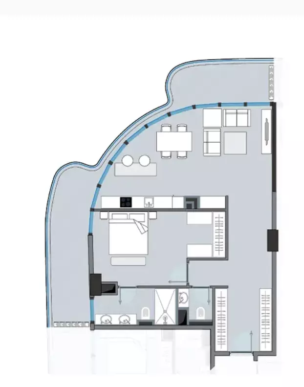 typeSize floor plan for Next Coral