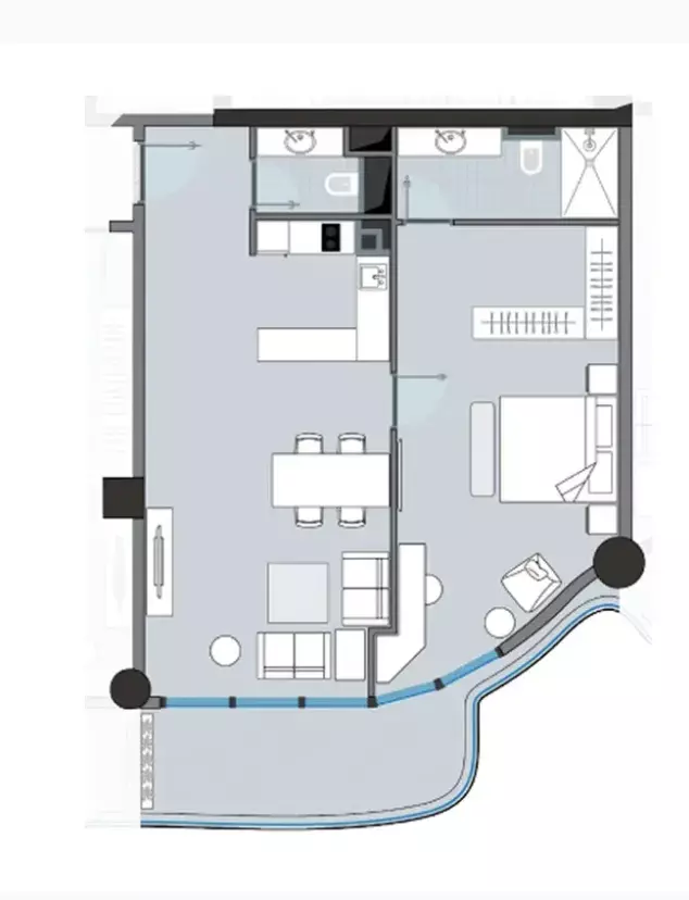 typeSize floor plan for Next Coral