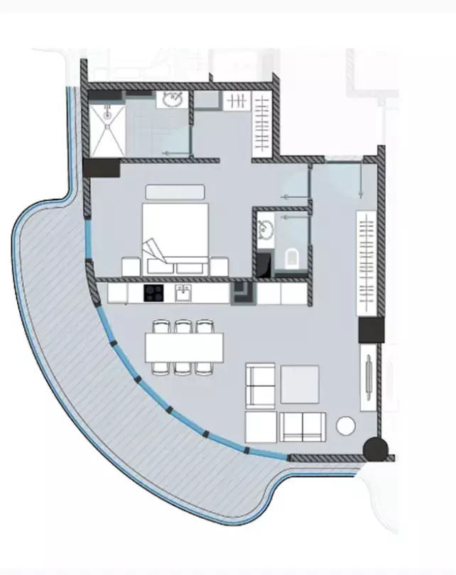 typeSize floor plan for Next Coral