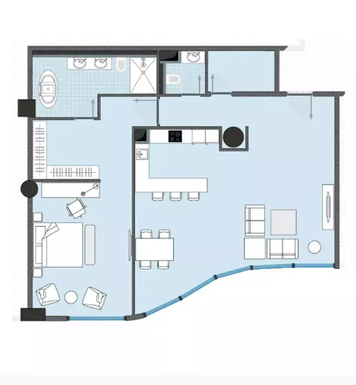 typeSize floor plan for Next Coral