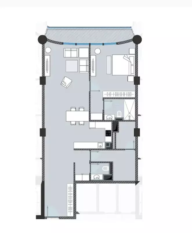 typeSize floor plan for Next Coral