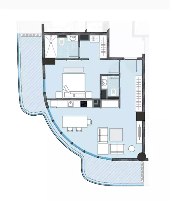 typeSize floor plan for Next Coral