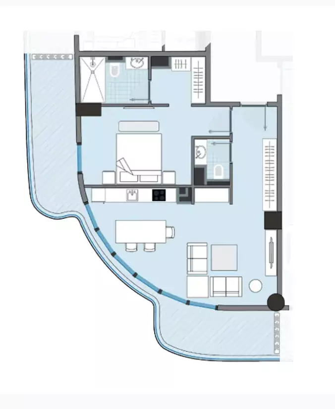 typeSize floor plan for Next Coral