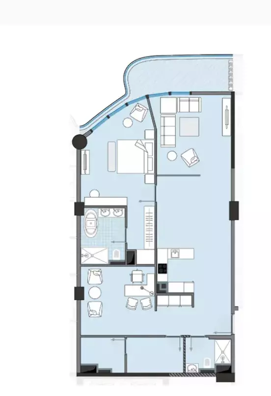 typeSize floor plan for Next Coral