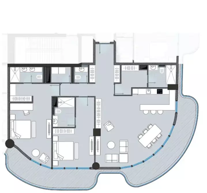 typeSize floor plan for Next Coral