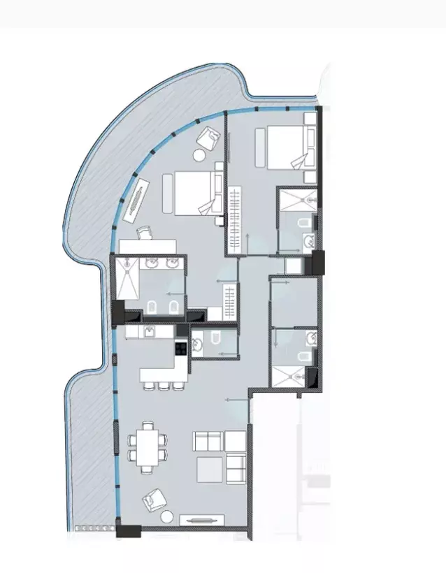 typeSize floor plan for Next Coral
