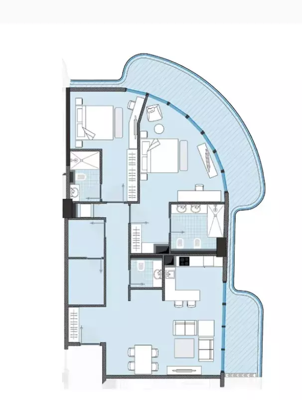 typeSize floor plan for Next Coral