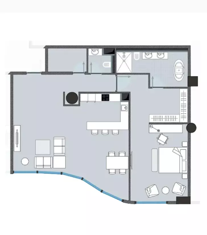typeSize floor plan for Next Coral
