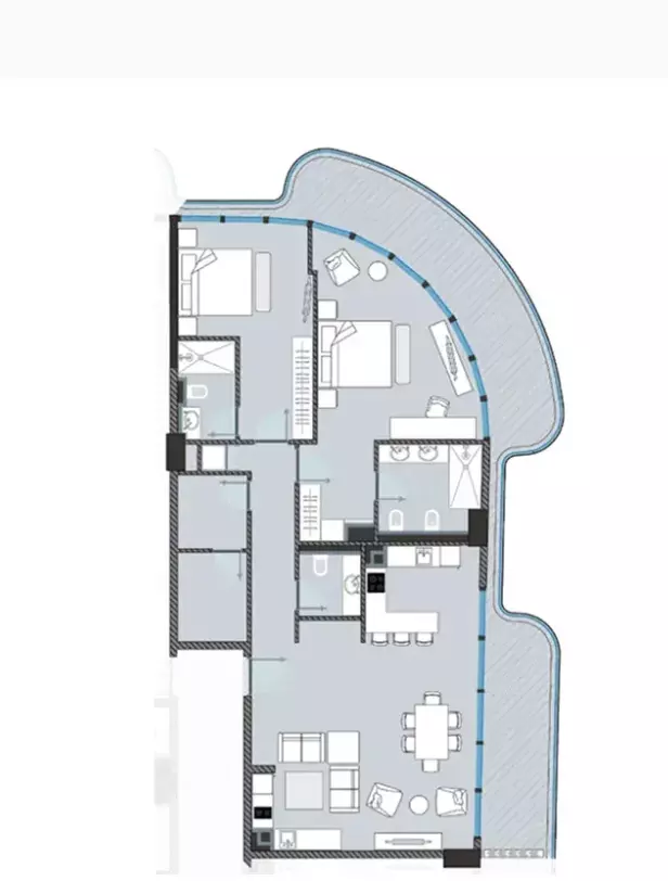 typeSize floor plan for Next Coral